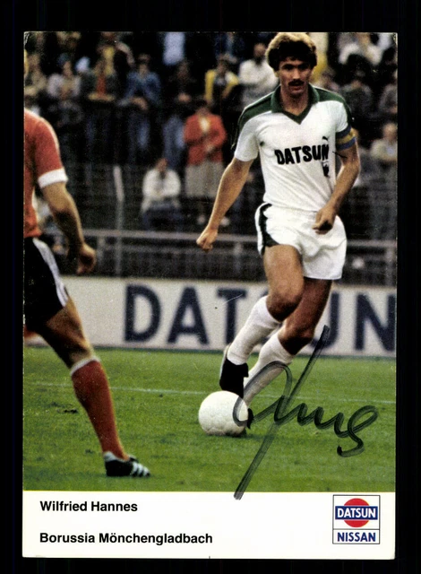 WILFRIED HANNES AUTOGRAMMKARTE Borussia Möchengladbach 198283 Original
