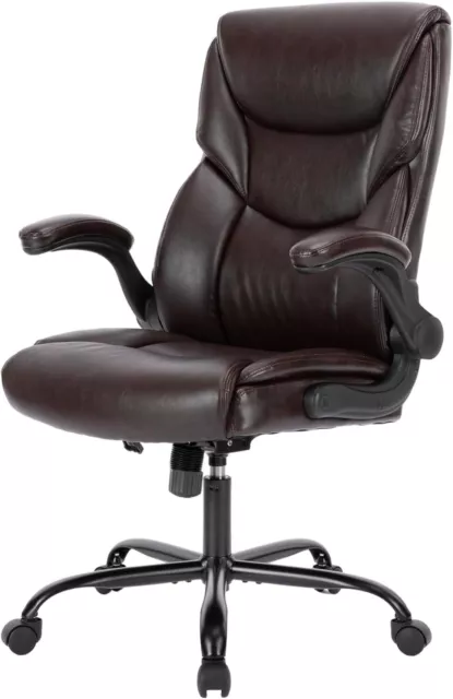 PU Leather Executive Office Chair Ergonomic High Back Compute Home Desk Chairs