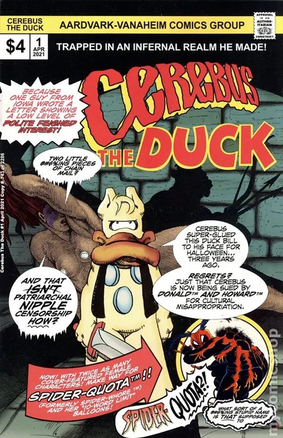 Cerebus the Duck #0 VF/NM 9.0 2021 Stock Image