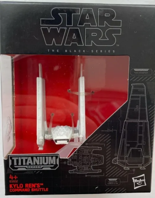Star Wars The Black Series Titanium Kylo Ren's Command Shuttle Ship / Boxed