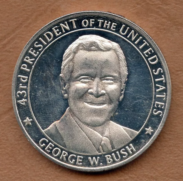 Coins / Silver / Argent / The United States Of America President Georges Bush