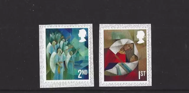 Great Britain 2021 Christmas Self Adhesive Booklet Stamps Unmounted Mint, Mnh