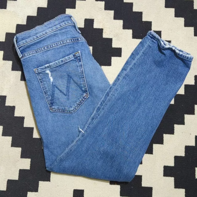 MOTHER Superior Trickster ankle button fly denim jeans size 29