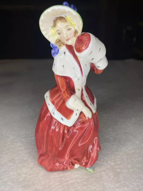 Royal Doulton CHRISTMAS MORN Glaze Porcelain Figurine HN1992-Copr 1946 RARE (P75