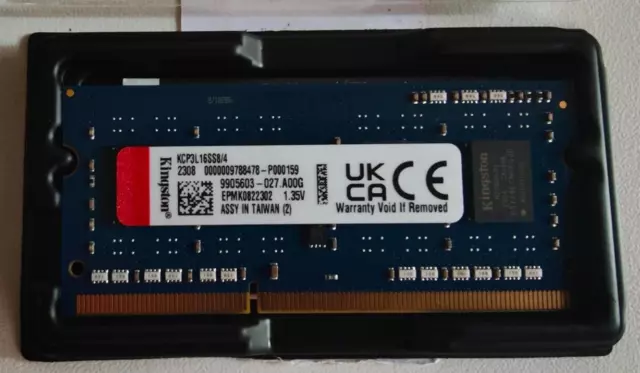 Barrette mémoire KINGSTON - SODIMM - 4 Go