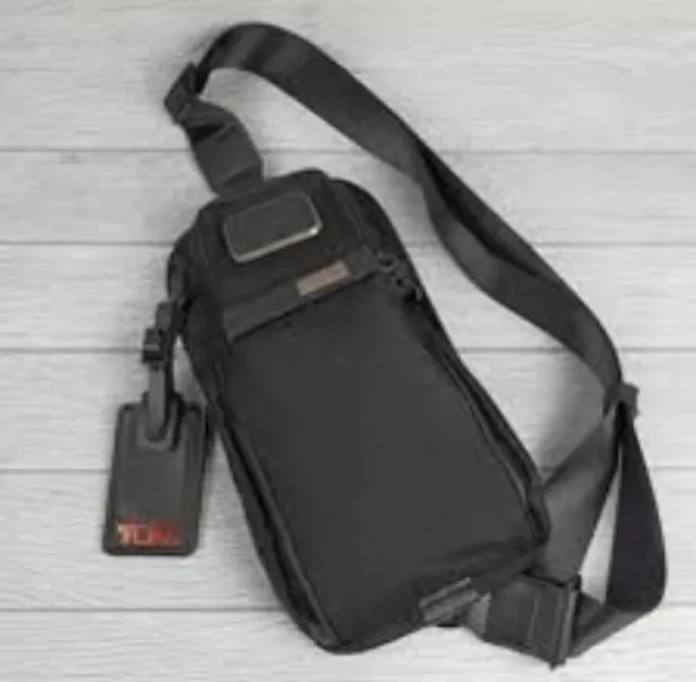 🔥 TUMI Alpha Shoulder Sling  Bag ✅  Luxury Travel  Crossbody  🇺🇸 US SELLER