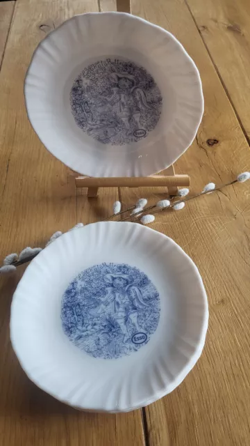 Lot de 6 assiettes publicitaire Arcopal pour Esso Le Chat Botté Perrault vintage