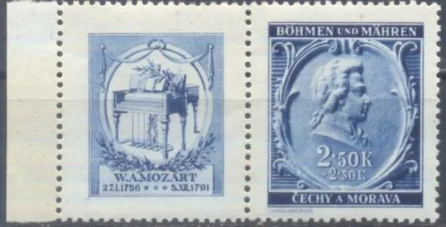 Dt.Reich Böhmen u.Mähren Mi-Nr.82 Deutschland Jahrgang 1942 Postfrisch (XD2567)