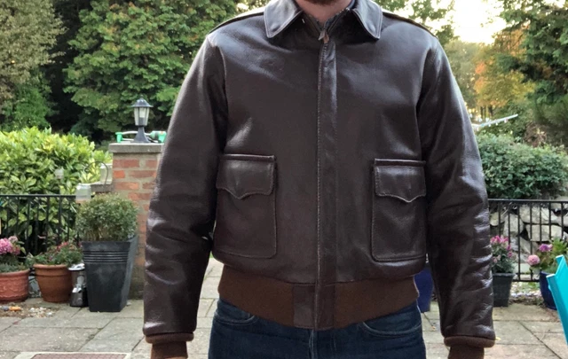 EASTMAN LEATHER JACKET A2 Size 38, excellent condition