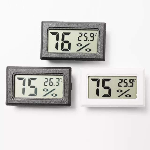 Digital Temperature Humidity Meter Sensor Thermometer Hygrometer Room Gauge LCD