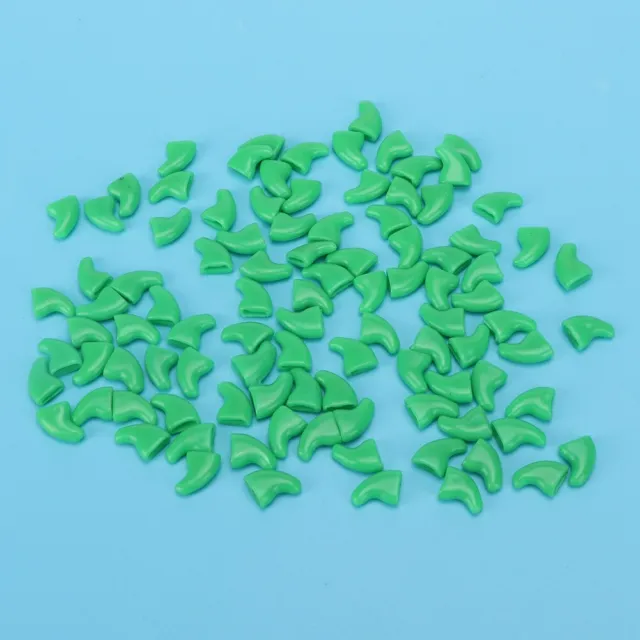 Verde M 100 piezas Suave PVC Mascota Gato Cubierta de Uñas Pata Garra Tapa Accesorio de Preparación D Sds
