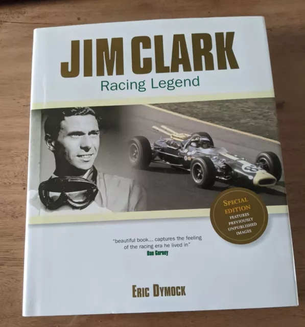 Jim Clark Racing Legend Signed Eric Dymock Book