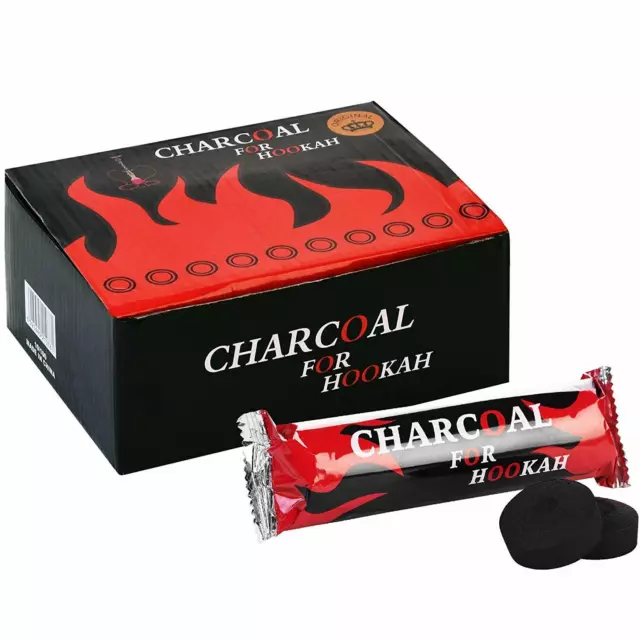 Premium Charcoal Shisha Hookah Coal 100pcs Starbuzz BAKHOOR INCENSE NARGILA UK