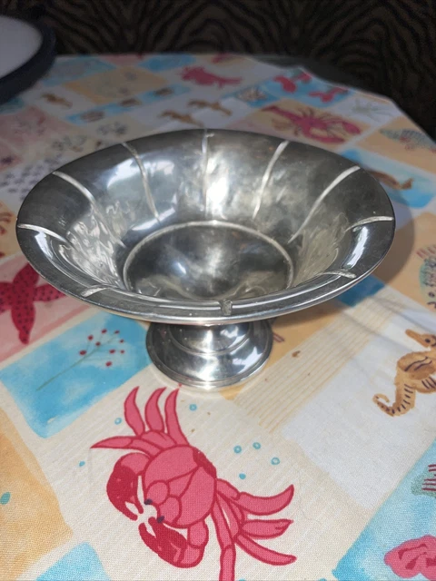 Vintage Preisner Sterling Silver Footed Bowl Weighted Compote Dish #883