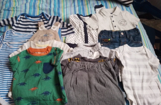 Bundle New/Used Baby Boy Clothes Age 6-9 Months Next H&M M&S Mothercare