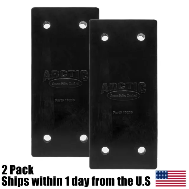 2PK Genuine OEM Arctic Polyurethane Mounting Block 10205 for LD Sectional Plow