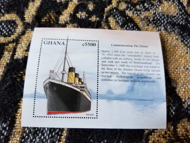 Stamp Sheet - Ghana - 1998 Famous Ships - Z19