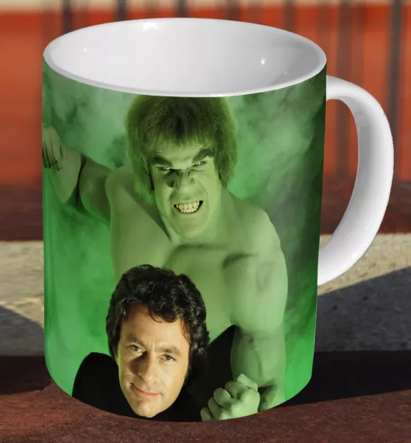 The Incredible Hulk Bill Bixby and Lou Ferrigno - Ceramic Tea / Coffee - Mug Cup