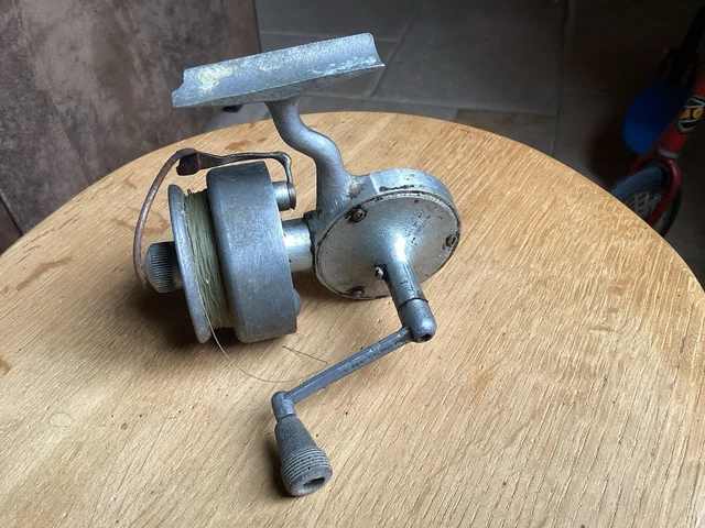 Ancien Moulinet De Pêche Mitchell 350 - Manivelle Verte, Avec Notice Et Boîte D'origine - Occasion