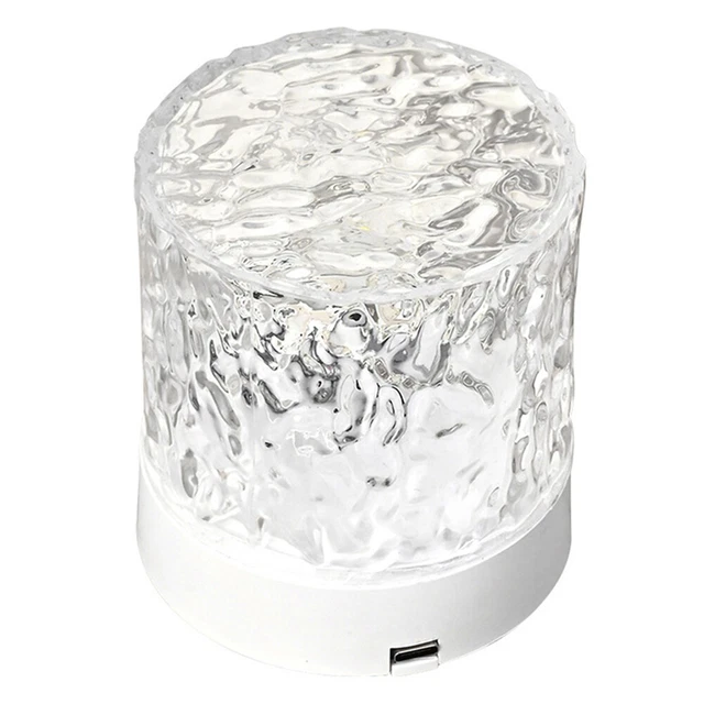LED TABLE LAMP Touch Control Acrylic Bedside Lamp USB Rechargeable for