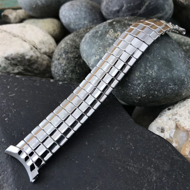 1956 Flex-Let USA Stainless Steel Short Expansion nos Unused Vintage Watch Band