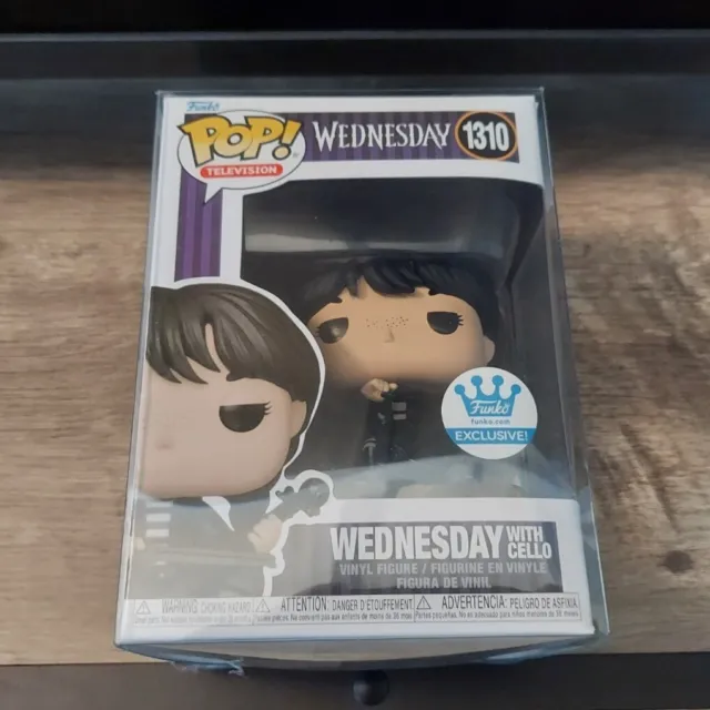 Funko POP! Wednesday 1310# Wednesday Addams with Cello [Protector Included]