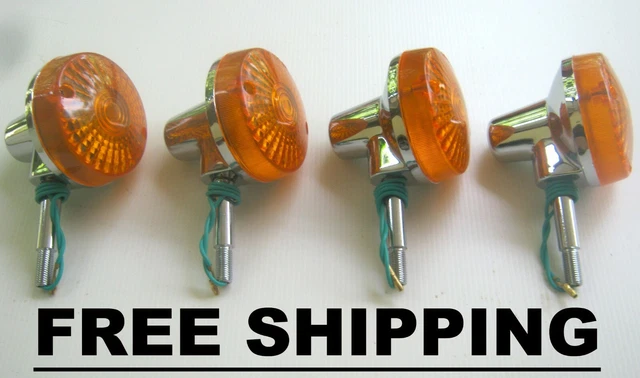 SUZUKI RV50 RV75 Rv90 Rv125 Van Van Turn Signal Winker Set 4 Pcs. Free ...