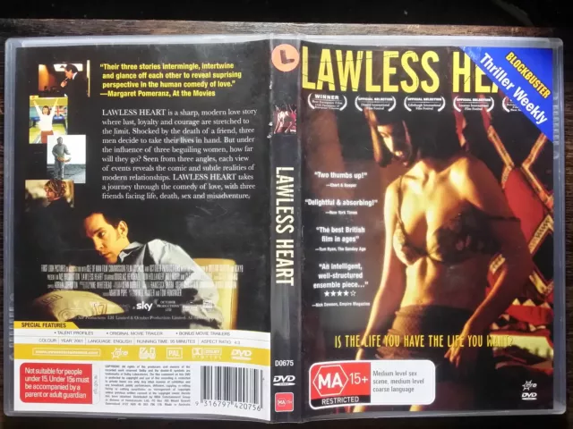 Lawless Heart DVD 2003 - Tom Hollander Drama - REGION 4 AUS