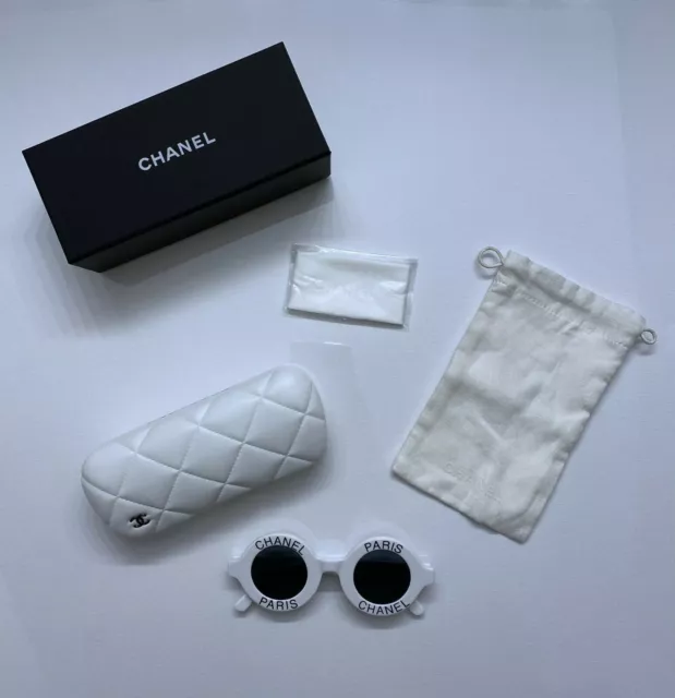 Chanel White Glasses