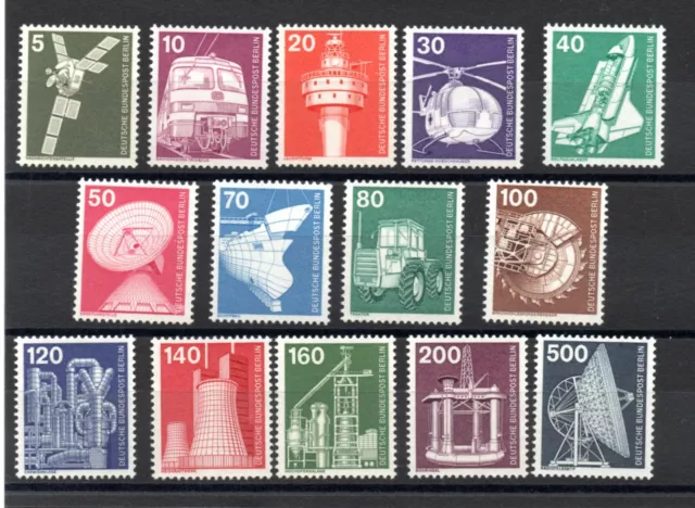 ALLEMAGNE BERLIN SERIE COMPLETE DE 14 TIMBRES NEUF**/* N°458/471 Cote: 25,90€