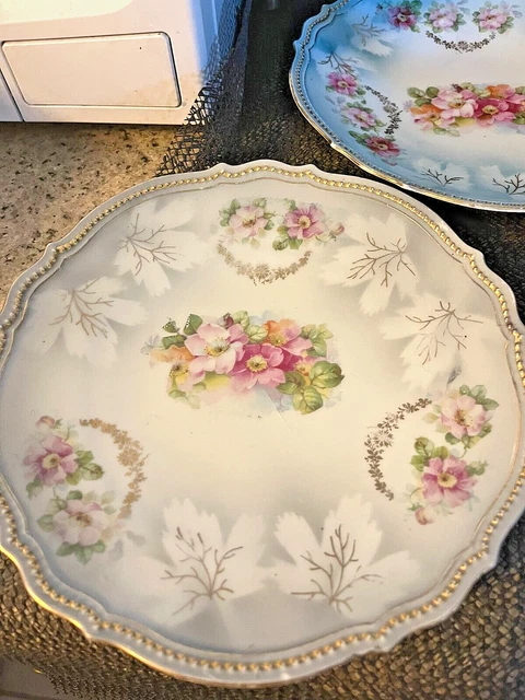 Set of 3 Vintage 1910s Porzellanfabrik Koenigszelt P.K. Silesia Germany Hand Pai 2