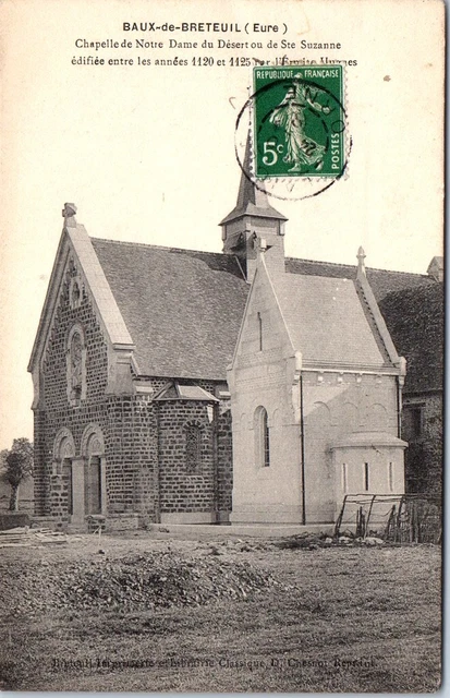 27 BAUX DE BRETEUIL - chapelle de Notre Dame du Desert ou de Ste Suzanne