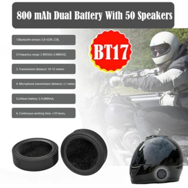 Cuffie di alta qualità BT17 casco motore compatibile Bluetooth cuffie