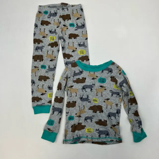 Just One You By Carters Boys Pajama Sets Multicolor Novelty Bear Moose Wolves 4T