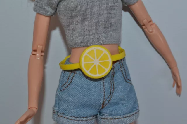Barbie Doll Accessories Lemon Slice Belt Bag / Bum Bag / Fanny Pack