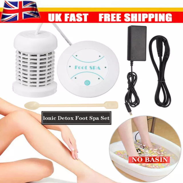 1 Set Ion Cleanse Ionic Detox Foot Bath Aqua Cell Spa Machine Footbath Massage