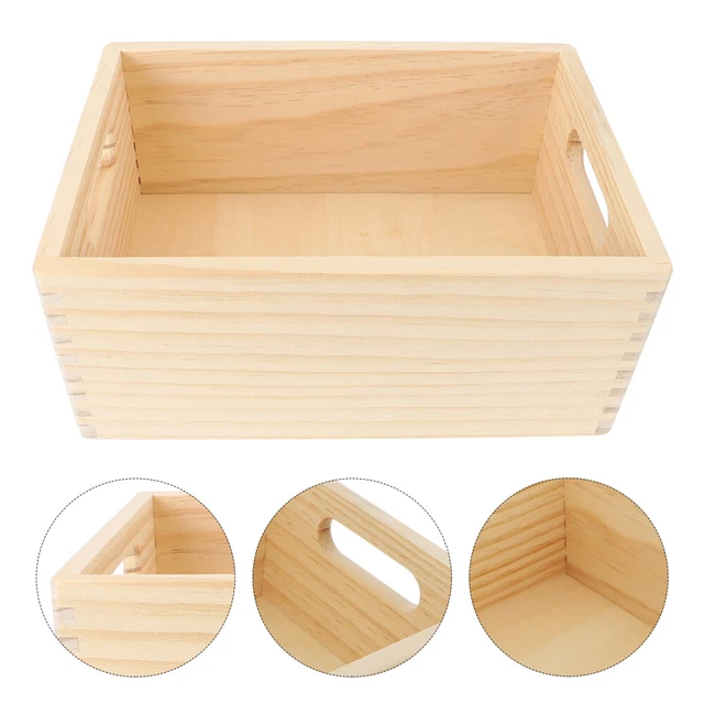 Maderas Cocina Caja De Almacenamiento De Madera Puzzle Juguete Cuadrado