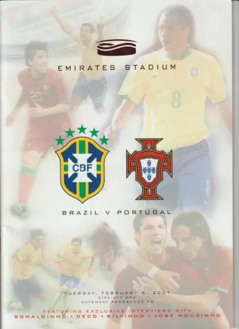 Brazil v Portugal 2007 at Arsenal