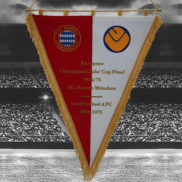 Fanion Fc Bayern Munchen Europacup Munich vintage 80'S supporter