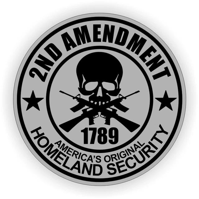 2nd Amendment Hard Hat Decal / Sticker Window Stealth Label Tactical Black Ops
