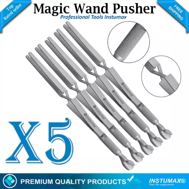 Acrylic Nail Pincher Tool Multi Function Cuticle Pusher Tweezer Magic Wand