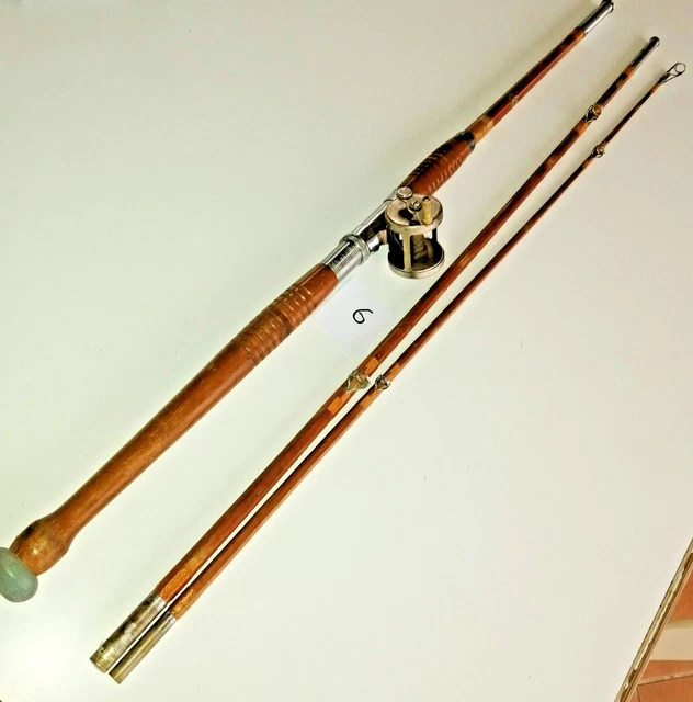 Canne à Pêche Ancienne En Bambou Refendu N°50 - Longueur 210 Cm, Pour Fario ?