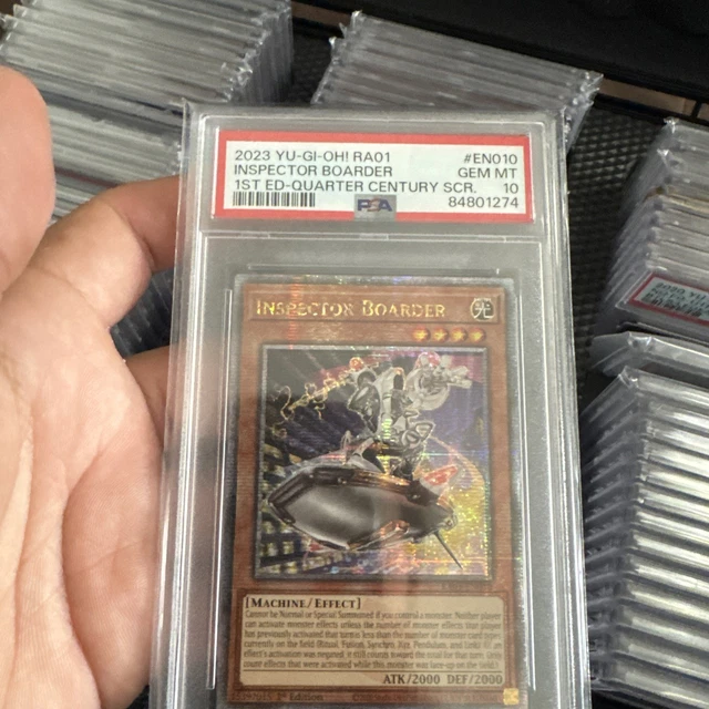 Yu-Gi-Oh! Inspector Boarder Secret Rare – RA01-EN010, 1. Auflage | Sammelkarte, Seltene Ausgabe
