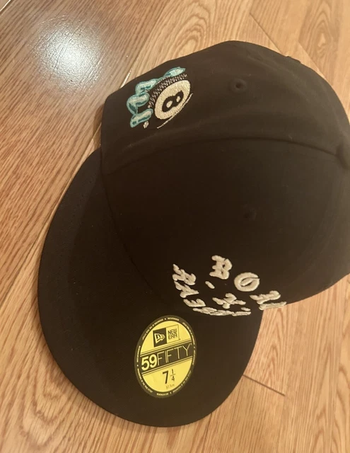 BORN X RAISED New Era Rocker Fitted Cap 7 3/4 Black $85.00 - PicClick