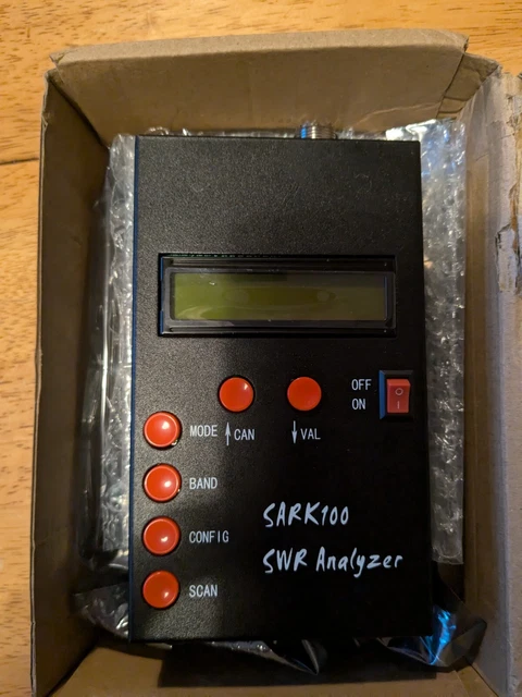 SARK-100 Mini60 HF ANT SWR Antenna Analyzer Meter 1-60 Mhz SARK100 Für Ham Radio SARK-100 Mini60 HF ANT SWR Antenna Analyzer Meter 1-60 Mhz SARK100 Für Ham Radio