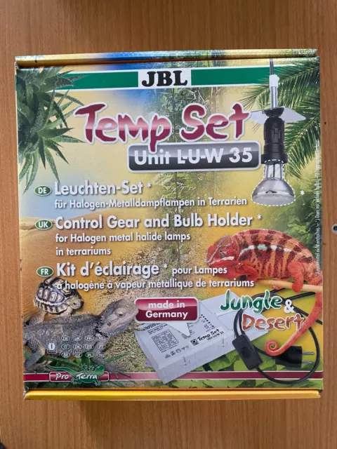 JBL TempSet Unit L-U-W 35W - Speziallicht Terrarium Reptilien Licht Set OVP!