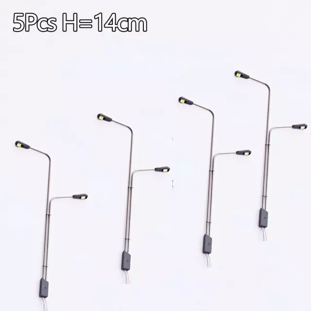 Model Lamp HO Scale Decor Fitting LED Railway Replacement Street Light