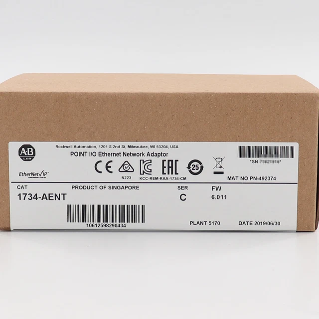 Allen-Bradley 1734-AENT POINT I/O Ethernet Network Adaptor