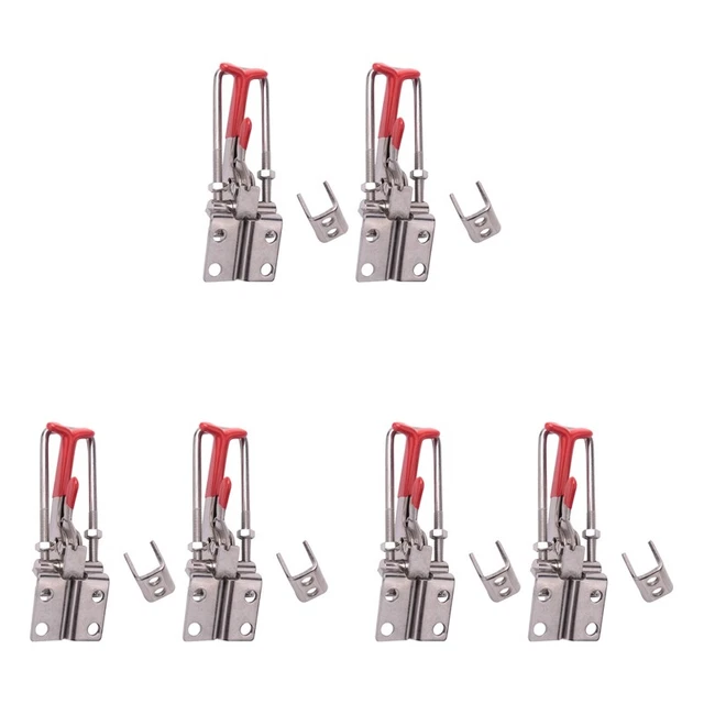 6- 2000Lbs Capacity Heavy Duty Adjustable U Bolt Self-Lock Toggle Clamp H6Y9