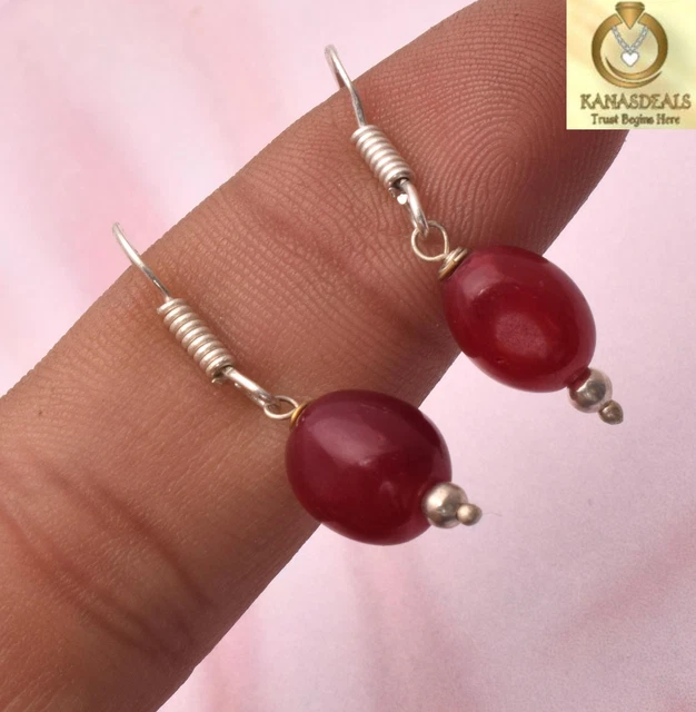 Red Stone Plated Earring Jewellery Fantastic 3 GM Lowest Priced @0.99-62752